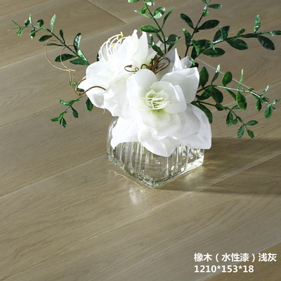 橡木-水性漆-浅拉丝灰色