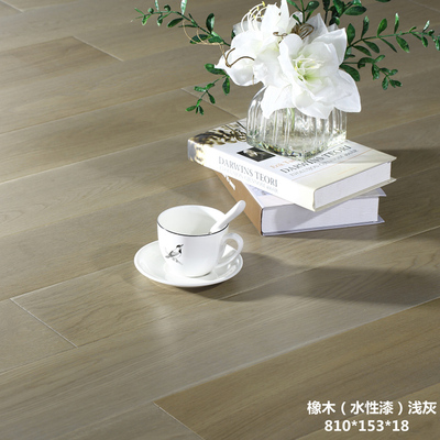 橡木-水性漆-浅拉丝灰色